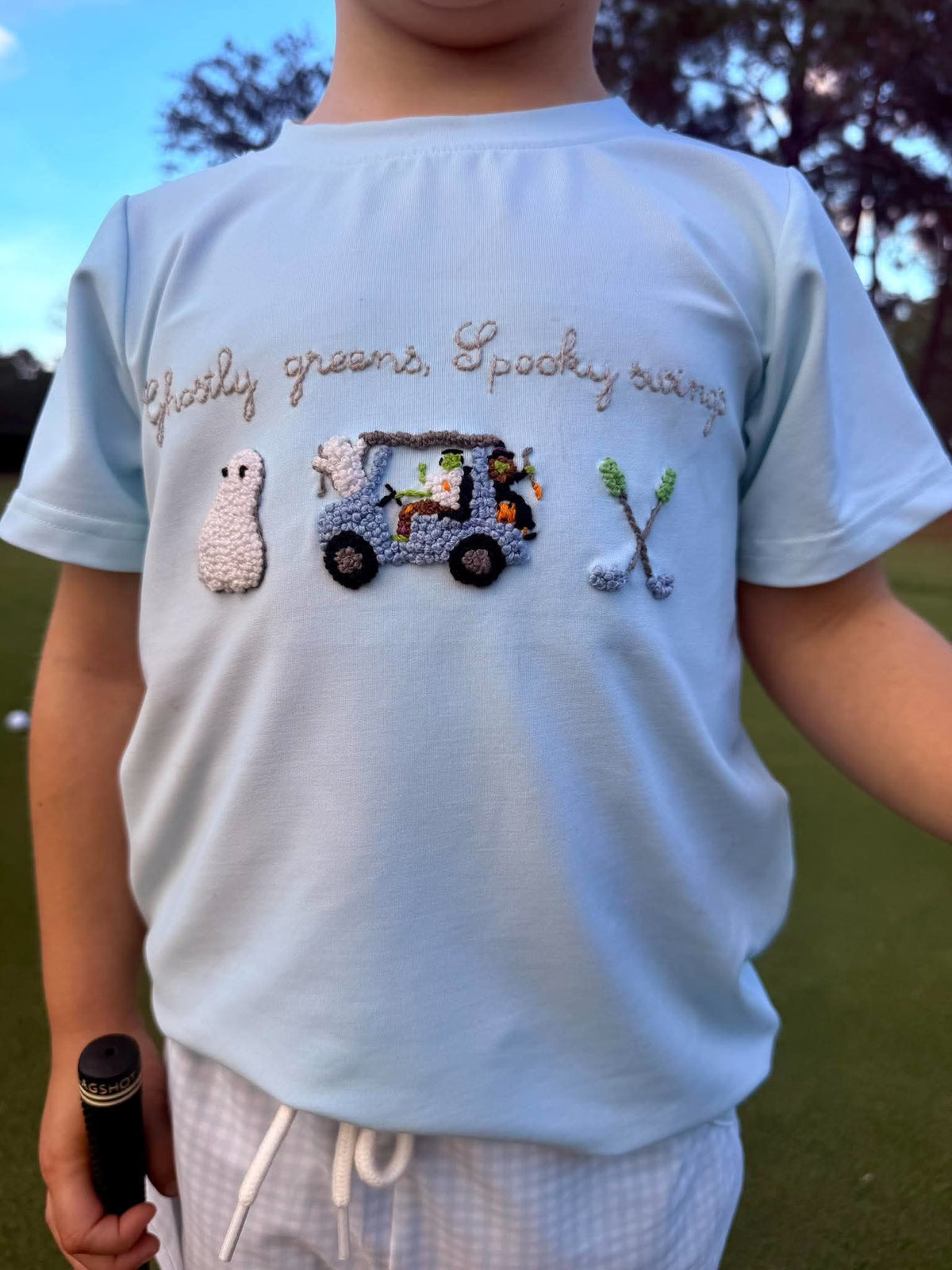 RTS: “SPOOKY SWINGS” - BOYS SHORTS SET
