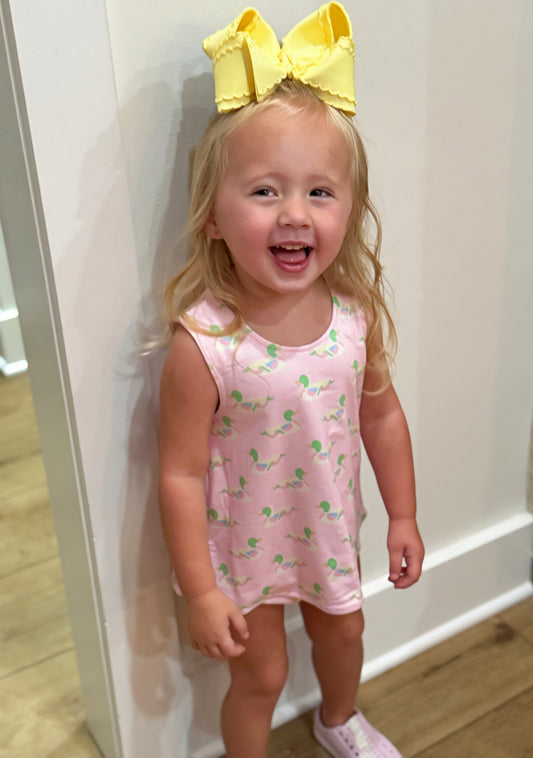 RTS: 7K WHAT’S QUACKIN’ - GIRLS BLOOMER SET