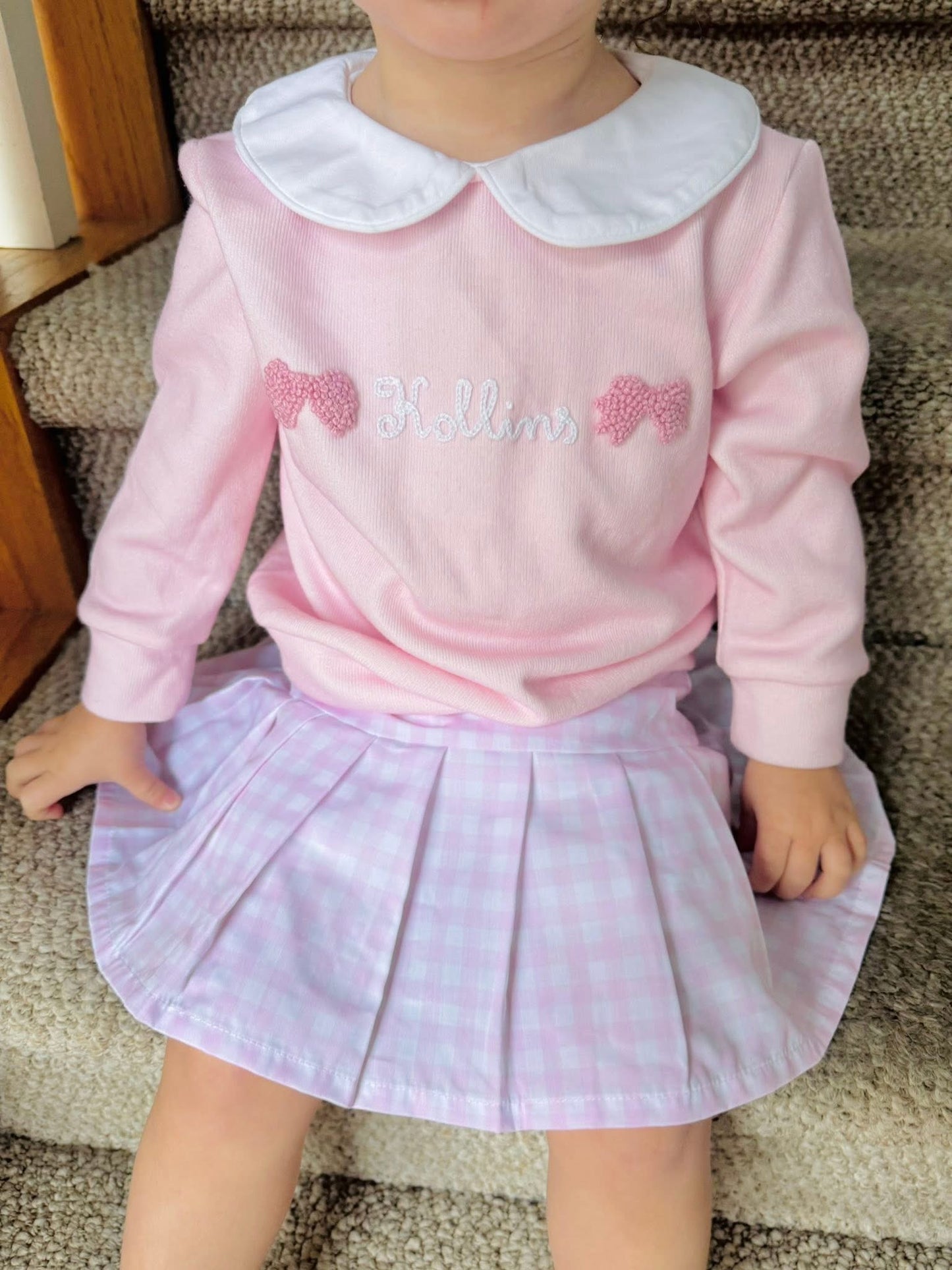 RTS: "PERFECTLY PREPPY" GIRLS SKORT SET