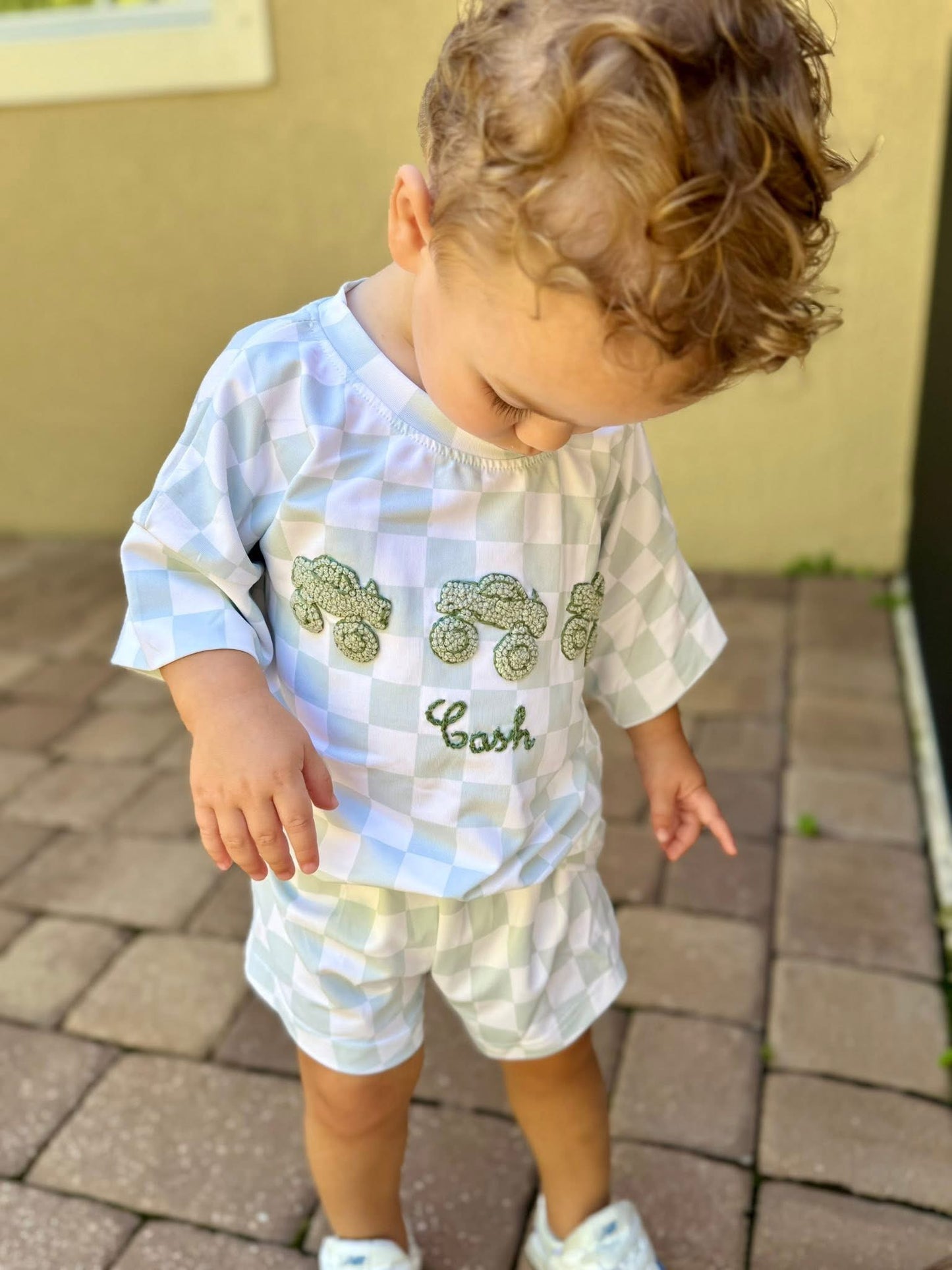 RTS: “COOL KIDS” - BOYS SHORTS SET LOUNGE *BLANK*