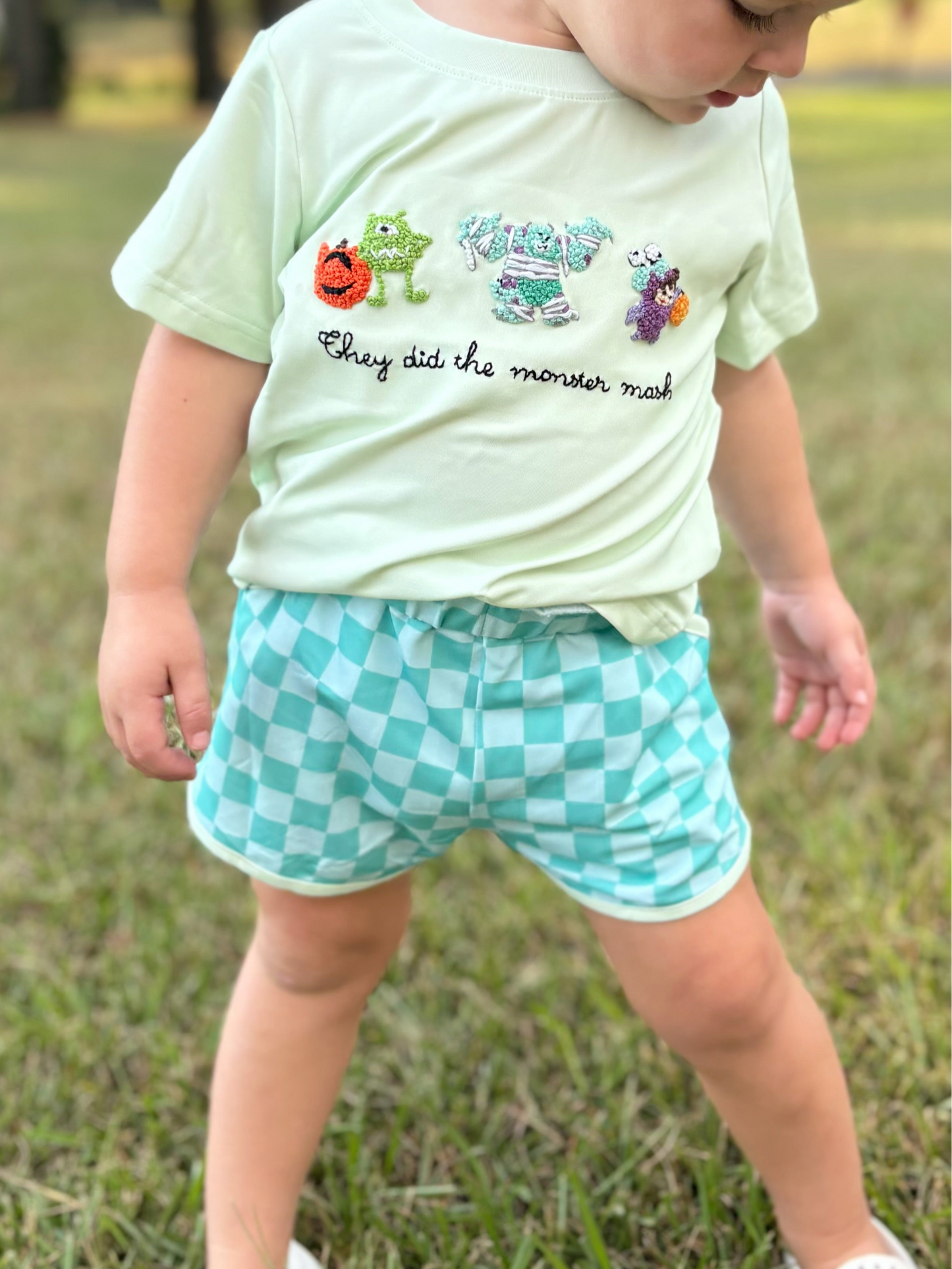 RTS: "WE DO THE MASH" BOYS SHORTS SET