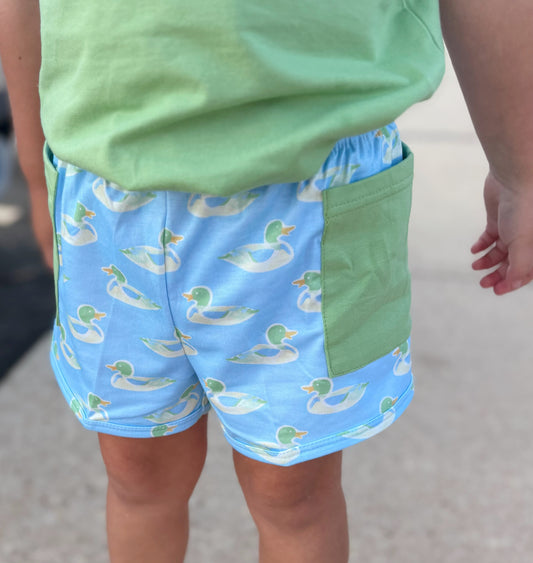 RTS: 7K WHAT’S QUACKIN’ - BOYS SHORTS SET
