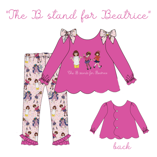 RTS: "JUNIE B" GIRLS LEGGING SET