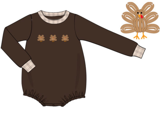 PO25: FALL Y’ALL - “GOBBLE GOBBLE” BOYS BUBBLE *TAT: OCTOBER*