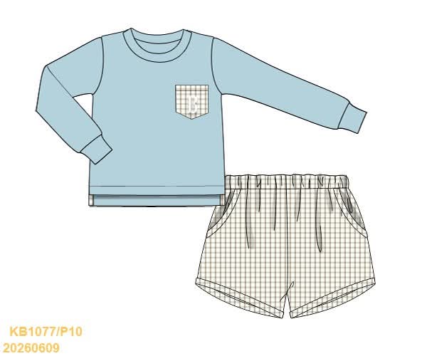PO25: FALL Y’ALL - “AUTUMN ADVENTURES” BOYS SHORTS SET *TAT: OCTOBER*