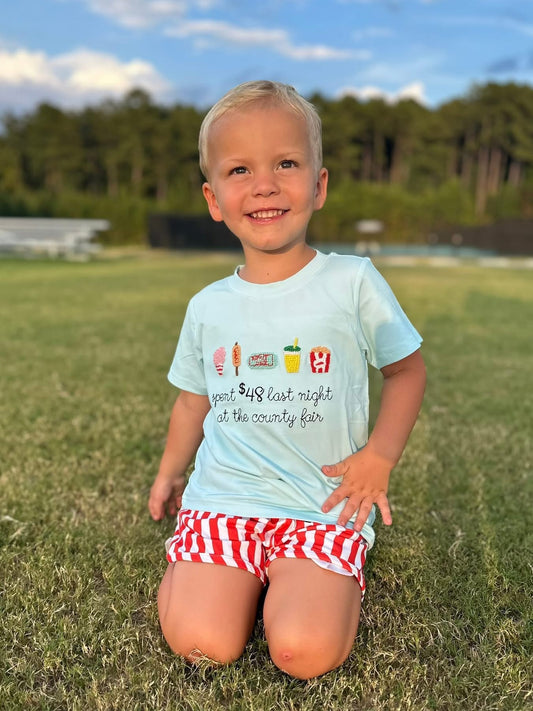 RTS: “SPENT $48” - BOYS SHORTS SET