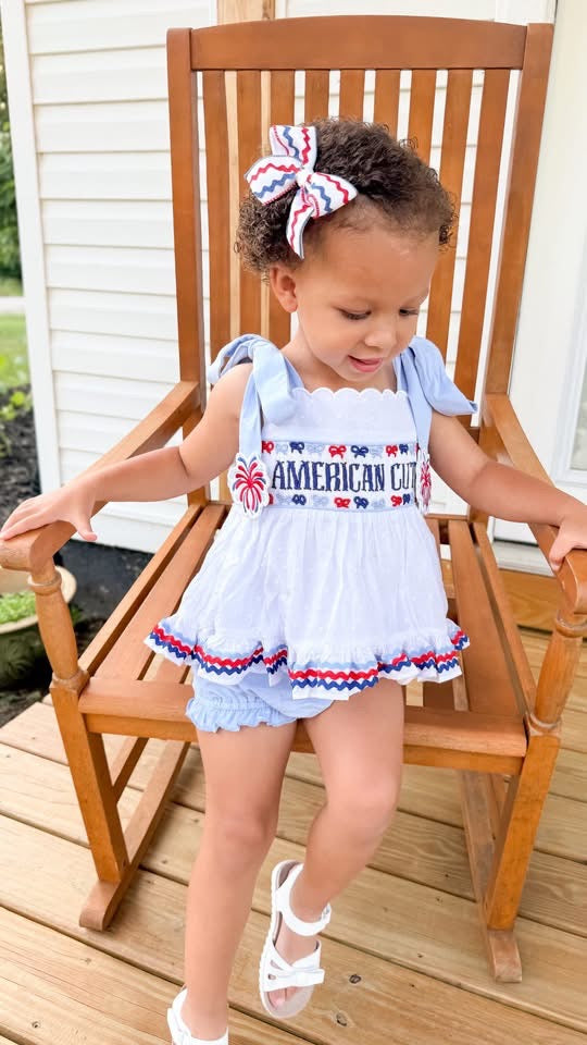 RTS: "ALL AMERICAN" - GIRLS DIAPER SET