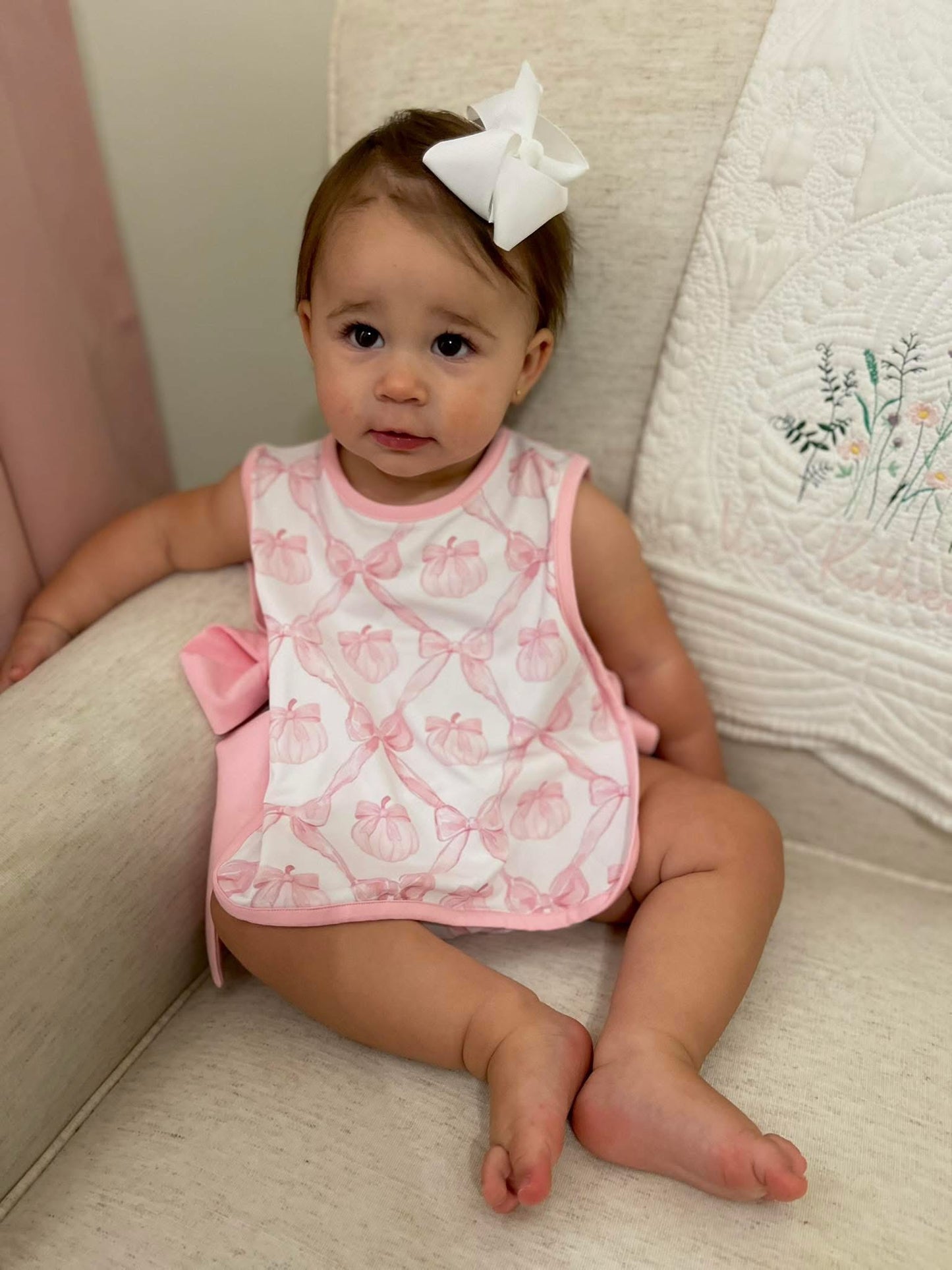 RTS: "FRILLY PUMPKINS" - GIRLS DIAPER SET