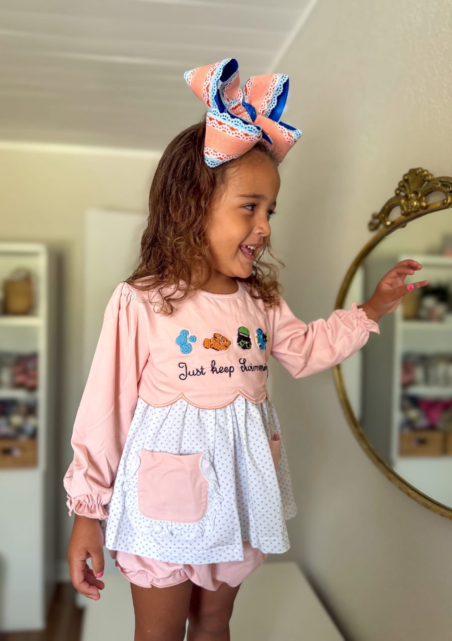 RTS: "FAVORITE THINGS" - UNDER THE SEA - GIRLS DIAPER SET
