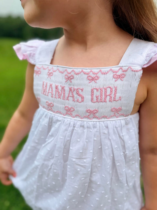 RTS: “MAMA’S GIRL” - GIRLS SHORTS SET