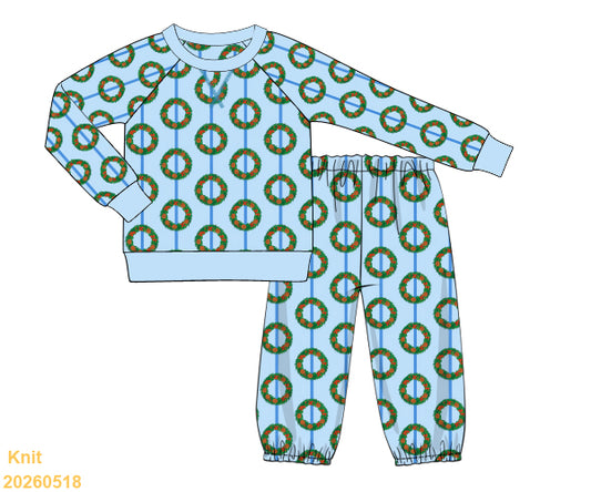 PO26: A VERY LITTLE MAGS CHRISTMAS - “COMFY CHRISTMAS” BOYS SWEATPANTS SET *TAT: NOVEMBER*