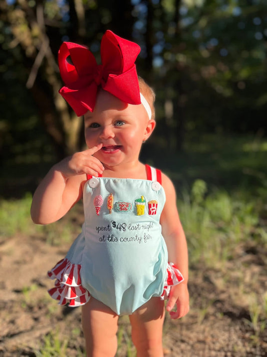RTS: “SPENT $48” - GIRLS SUNSUIT