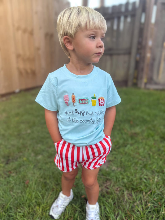 RTS: “SPENT $48” - BOYS SHORTS SET