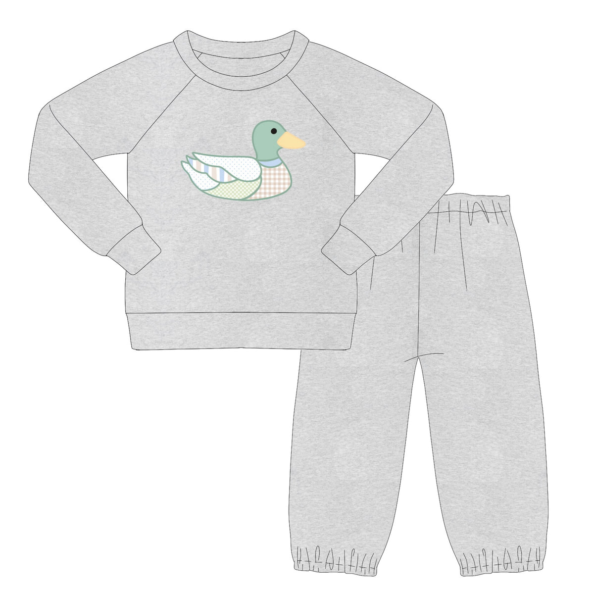 BUDGET WINTER BASICS: PREPPY PATCHES - BOY JOGGER SET *TAT: DECEMBER*