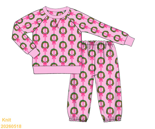 PO26: A VERY LITTLE MAGS CHRISTMAS - “COMFY CHRISTMAS” GIRLS SWEATPANTS SET *TAT: NOVEMBER*