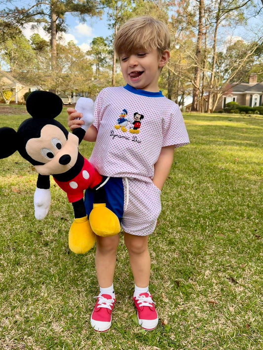 RTS: “DYNAMIC DUO” BOYS SHORTS SET