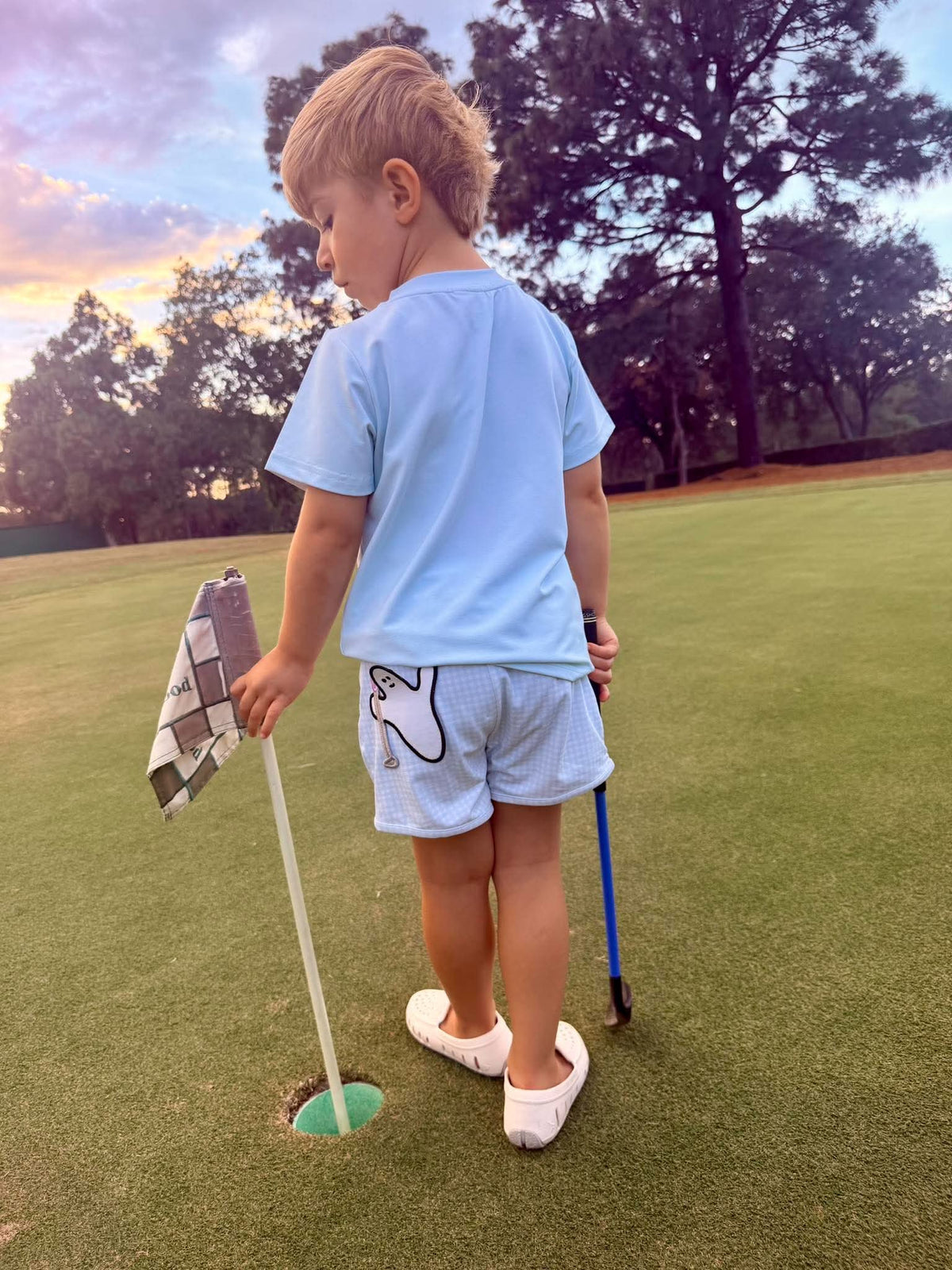 RTS: “SPOOKY SWINGS” - BOYS SHORTS SET