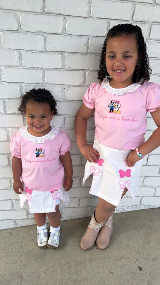 RTS: “DYNAMIC DUO” - GIRLS SKORT SET