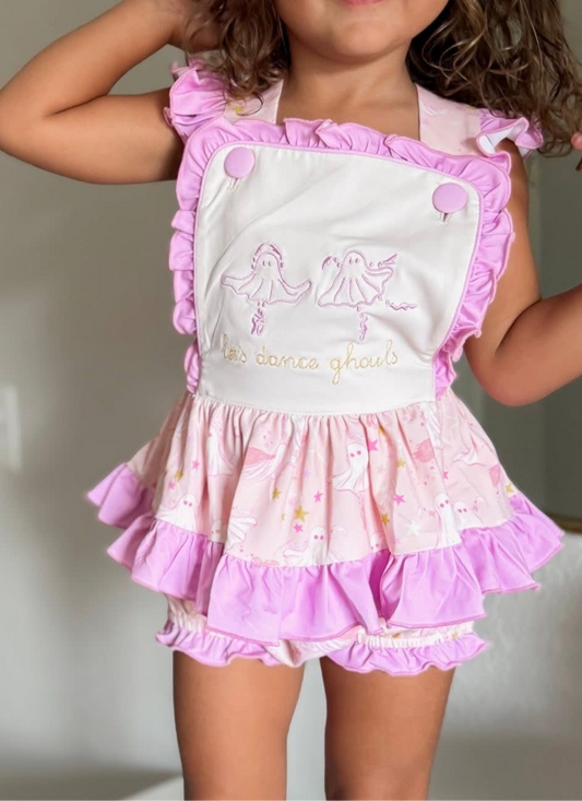 RTS: "DANCING GHOUL" GIRLS DIAPER SET
