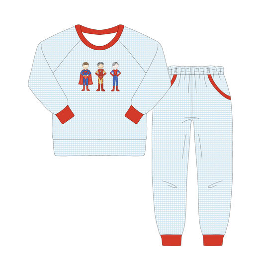 BUDGET WINTER BASICS: SUPER FRIENDS - BOYS JOGGER SET *TAT: DECEMBER*