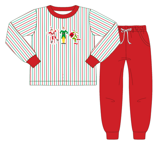 PO26: A VERY LITTLE MAGS CHRISTMAS - “CHRISTMAS CLASSICS” BOYS JOGGER SET *TAT: NOVEMBER*