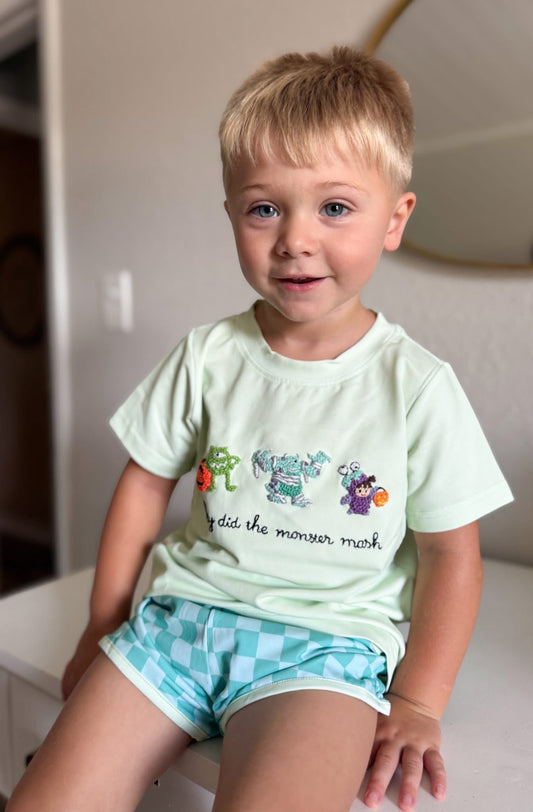 RTS: "WE DO THE MASH" BOYS SHORTS SET