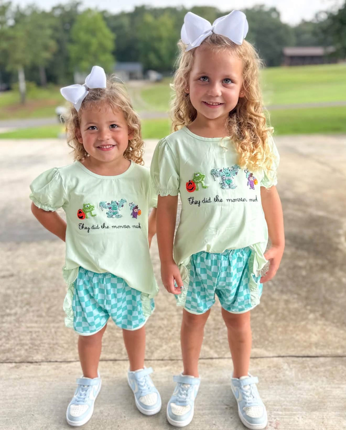 RTS: “WE DO THE MASH” - GIRLS SHORTS SET
