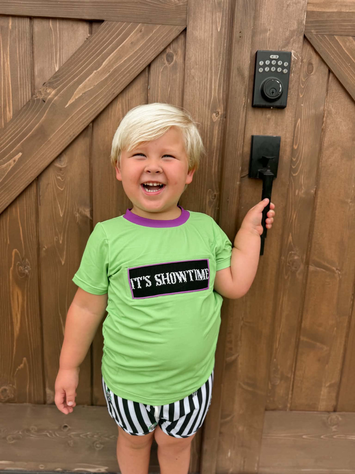RTS: “IT’S SHOWTIME” - BOYS SHORTS SET