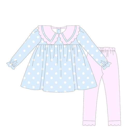 BUDGET WINTER BASICS: DOTTIE - GIRLS LEGGING SET *TAT: DECEMBER*