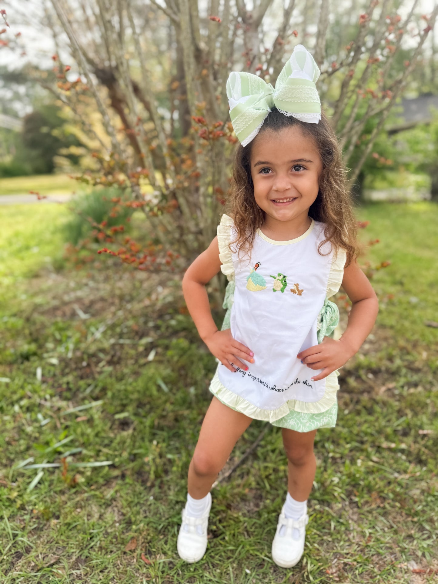 RTS: “BAYOU PRINCESS” - GIRLS BLOOMER SET