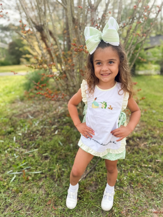 RTS: “BAYOU PRINCESS” - GIRLS BLOOMER SET