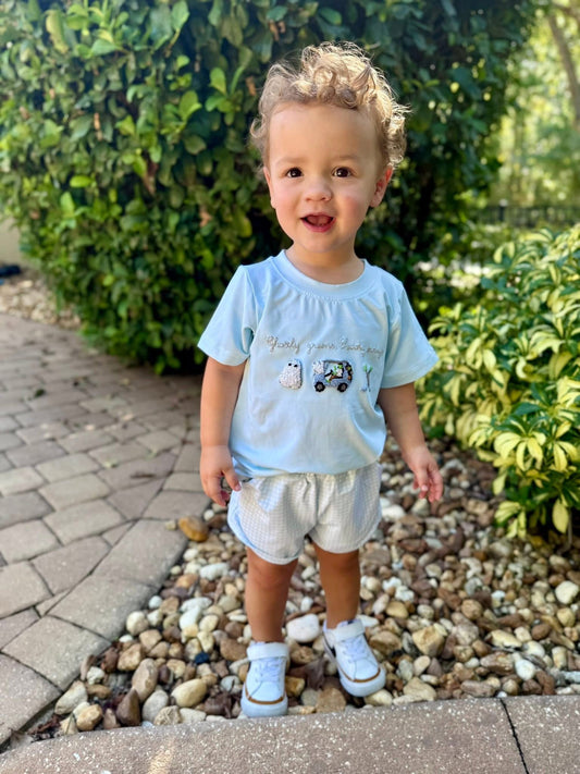 RTS: “SPOOKY SWINGS” - BOYS SHORTS SET
