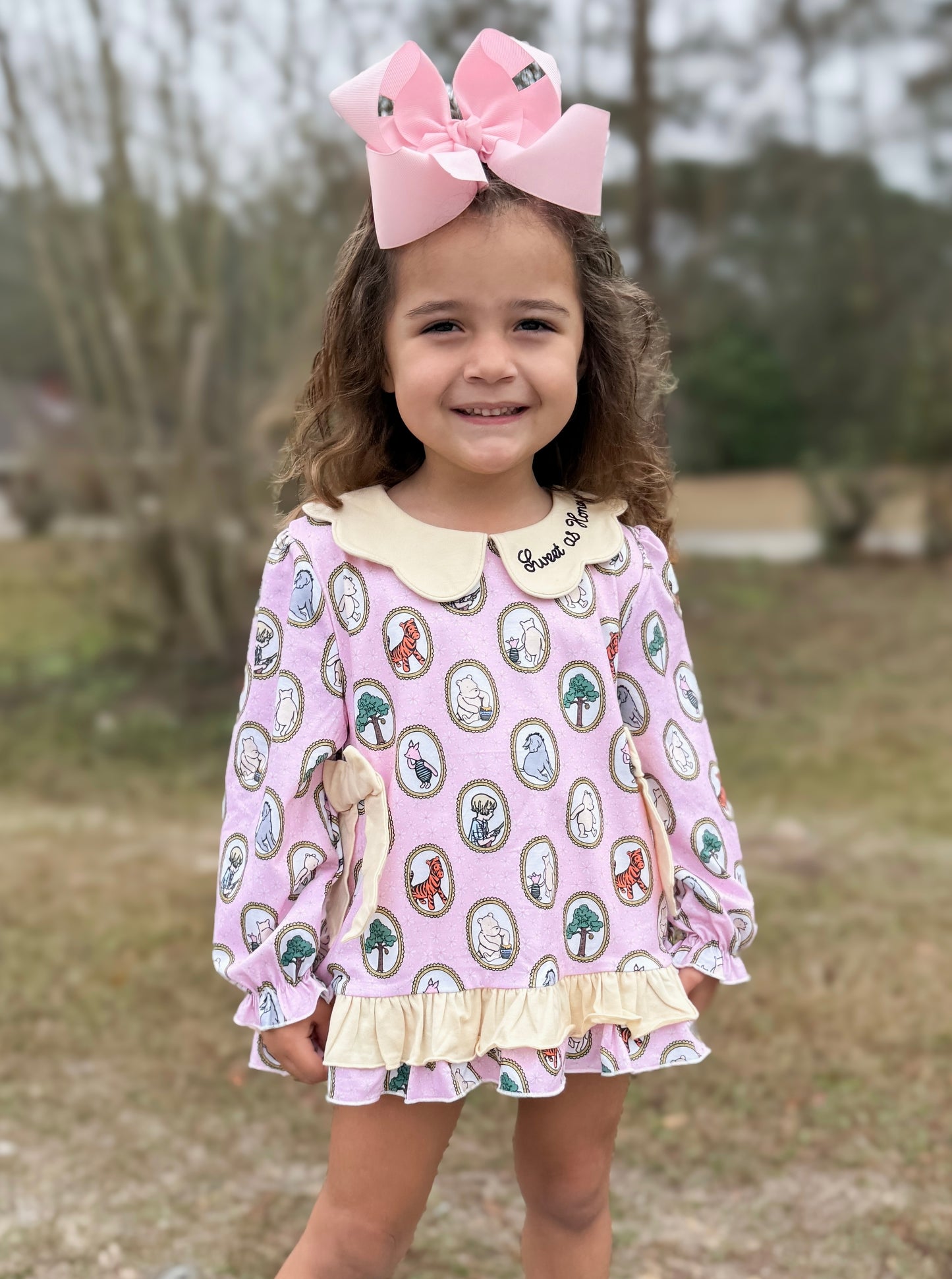 RTS: "SWEET AS HONEY" GIRLS SKIRTED BUBBLE