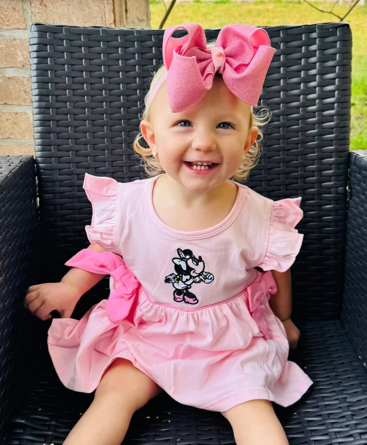 RTS: "MAKEUP & MINNIE" GIRLS SKIRTED BUBBLE
