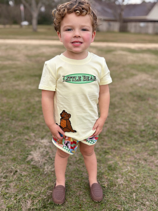 RTS: "LITTLE BEAR" BOYS SHORTS SET