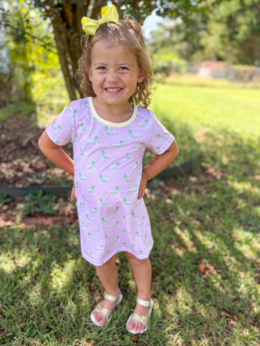 RTS: 7K WHAT’S QUACKIN’ - GIRLS DRESS