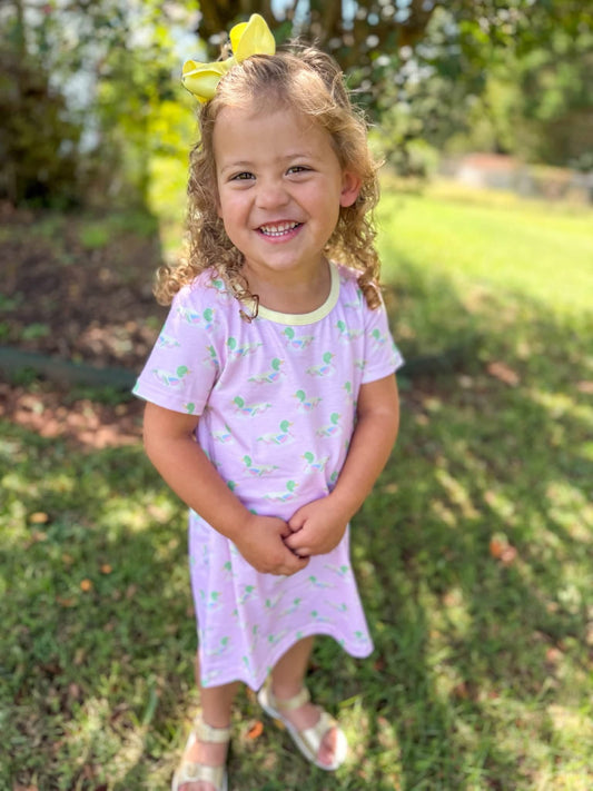 RTS: 7K WHAT’S QUACKIN’ - GIRLS DRESS
