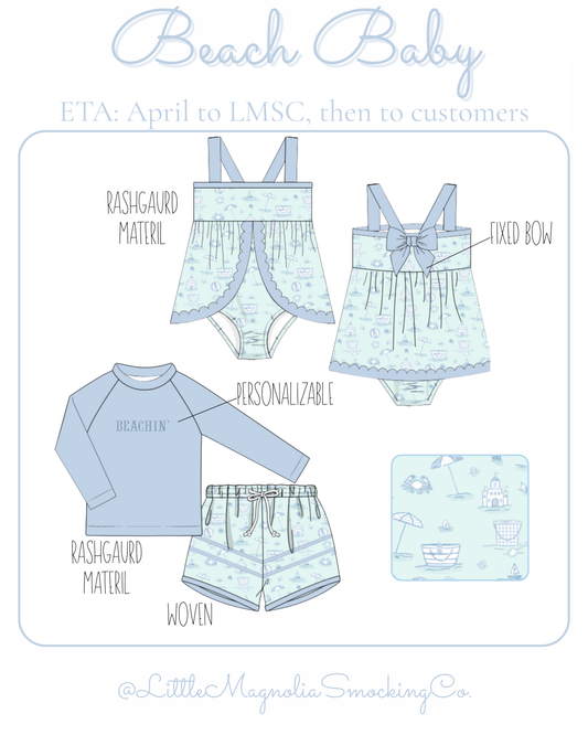 PO18: MADE FOR MEMORIES - "BEACH BABY" COLLECTION *TAT: APRIL*