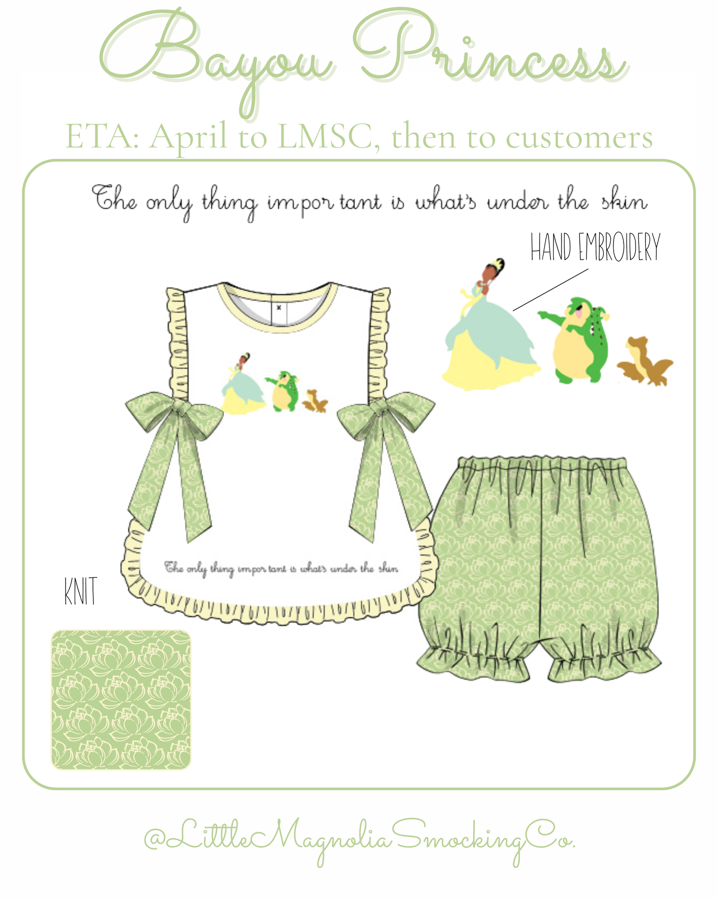 PO18: MADE FOR MEMORIES - "BAYOU PRINCESS" COLLECTION *TAT: APRIL*