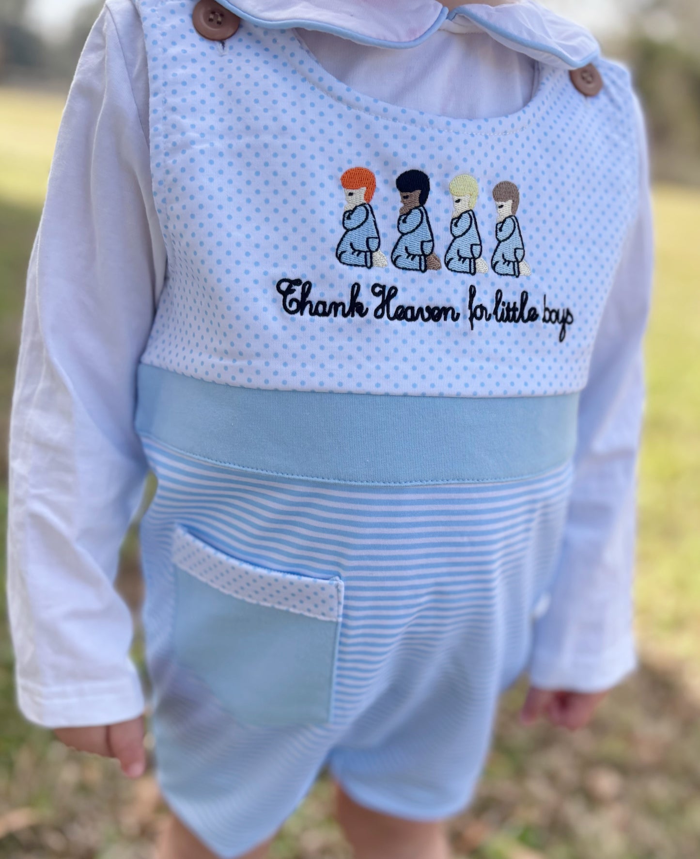 RTS: "THANK HEAVAN" - BOYS SHORTALL