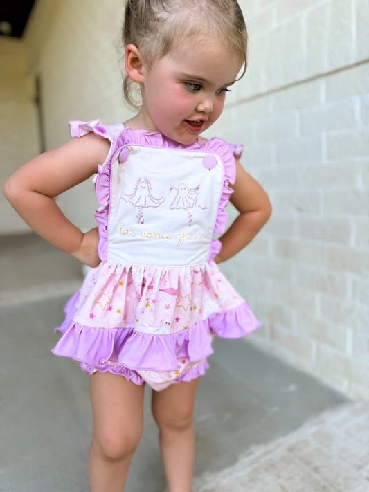 RTS: "DANCING GHOUL" GIRLS DIAPER SET