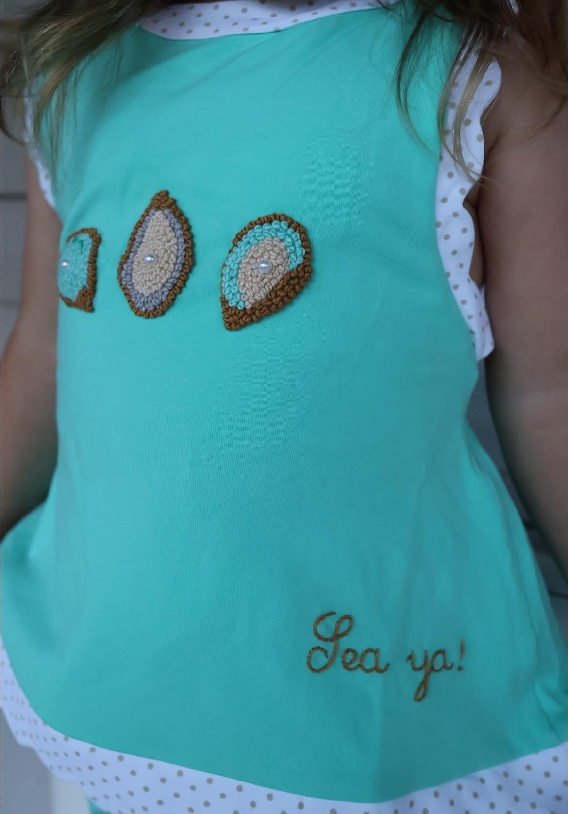 RTS: "SEA YA!" - GIRLS SHORTS SET